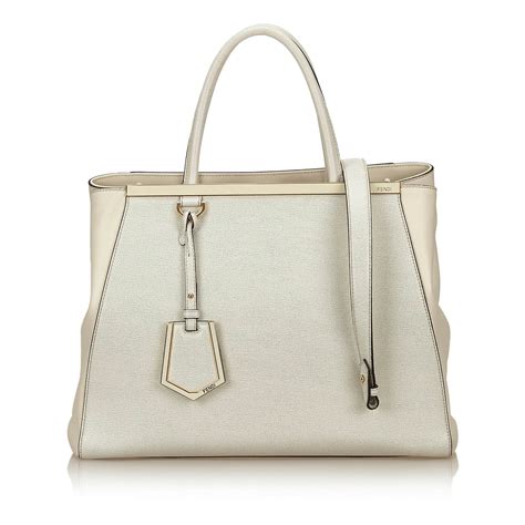 fendi white purse